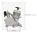 MOTOROVÝ KIT FIRE HORSE NA MOTOKOLO 80CCM 2T PŘÍDAVNÝ MOTOR NA KOLO MOTORYNAKOLA