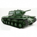 RC Tank 1/16 Russia KV-1S Ehkranami 3878-1 50cm s kouř. efektem, střílí kuličky