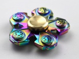 Fidget spinner kovová kopretina