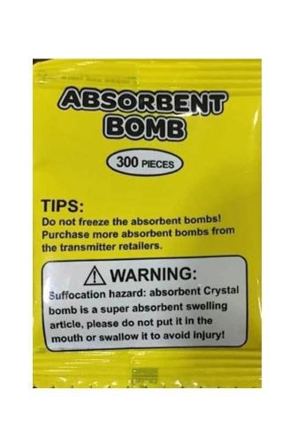 ABSORBMENT BOMB  Gelové kuličky 6bal x 300ks